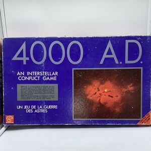 4000 A.D. Interstellar Conflict Board Game Waddingtons Vintage 1972